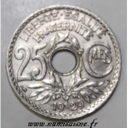 GADOURY 380 - 25 CENTIMES 1929 - TYPE LINDAUER - KM 867