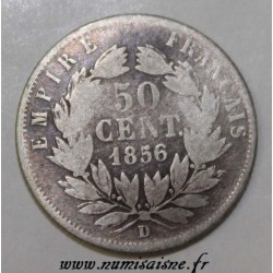 FRANKREICH - KM 794 - 50 CENT 1856 D - Dijon - TYP NAPOLEON III