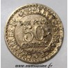 FRANKREICH - KM 894 - 50 CENTIMES 1931 - TYP MORLON - OHNE FRUCHT UND OHNE TRAUBEN