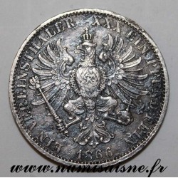 GERMANY - PRUSSIA - KM 497 - 1 TALER 1866 A - Berlin