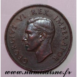 AFRIQUE DU SUD - KM 25 - 1 PENNY 1944 - GEORGE VI