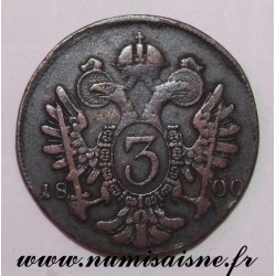 AUSTRIA - KM 2115 - 3 KREUZER 1800 S