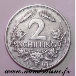 ÖSTERREICH - KM 2872 - 2 SHILLING 1947