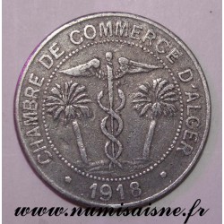 ALGERIA - KM TnA5 - 10 CENTIMES 1918 - COMMERCE CHAMBER OF ALGER