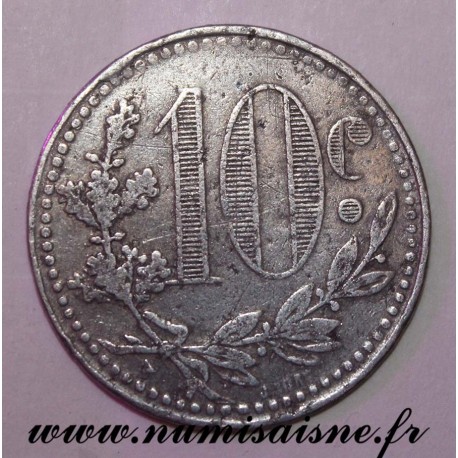 ALGERIA - KM TnA5 - 10 CENTIMES 1919 - COMMERCE CHAMBER OF ALGER