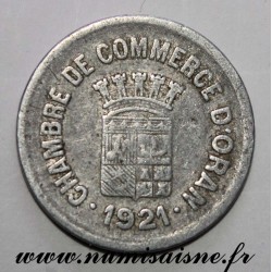 ALGERIA - KM TnE3 - 25 CENTIMES 1921 - COMMERCE CHAMBER OF ORAN