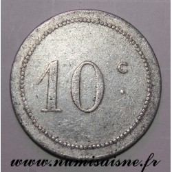 ALGERIA - KM TnB3 - 10 CENTIMES 1915 - COMMERCE CHAMBER OF BÔNE