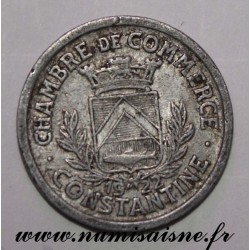 ALGÉRIE - KM TnD2 - 10 CENTIMES 1922 - CHAMBRE DE COMMERCE DE CONSTANTINE