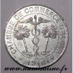 ALGÉRIE - KM TnA5 - 10 CENTIMES 1916 - CHAMBRE DE COMMERCE D'ALGER