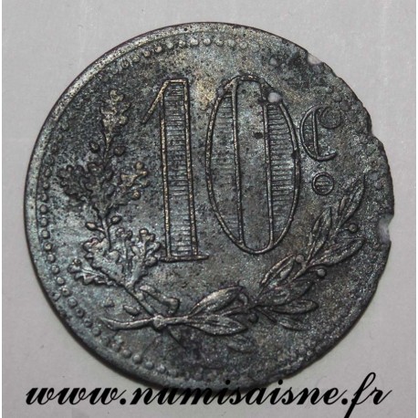 ALGÉRIE - KM TnA7 - 10 CENTIMES 1917 - CHAMBRE DE COMMERCE D'ALGER