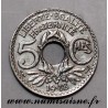 FRANCE - KM 865a - 5 CENTIMES 1918 - TYPE LINDAUER - Large Module