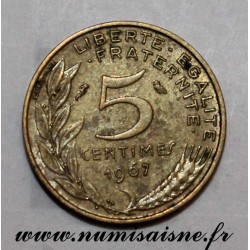 GADOURY 175 - 5 CENTIMES 1967 - TYPE MARIANNE - KM 933