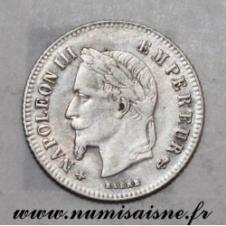 FRANCE - KM 805 - 20 CENTIMES 1866 A - Paris - TYPE NAPOLÉON III