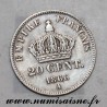 FRANCE - KM 805 - 20 CENTIMES 1866 A - Paris - TYPE NAPOLÉON III