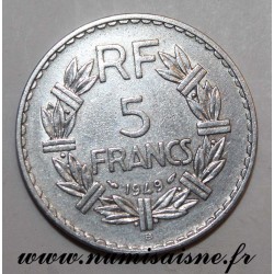 GADOURY 761 - 5 FRANCS 1949 B - Beaumont le Roger - TYPE LAVRILLIER - KM 888