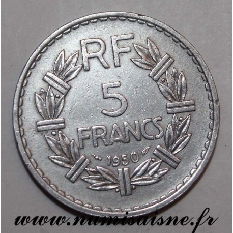 FRANCE - KM 888 - 5 FRANCS 1950 - TYPE LAVRILLIER