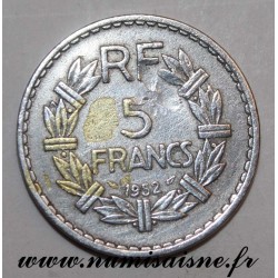 FRANKREICH - KM 888 - 5 FRANCS 1952 - TYP LAVRILLIER