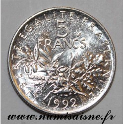 FRANCE - KM 926 - 5 FRANCS 1992 - TYPE SOWER