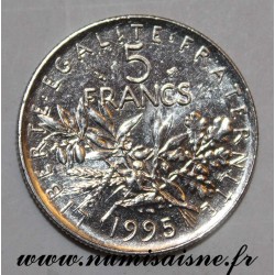 FRANKREICH - KM 926a - 5 FRANCS 1995 - TYP SÄMANN