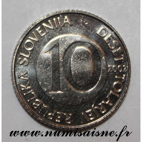 SLOVENIA - KM 41 - 10 TOLARJEV 2002