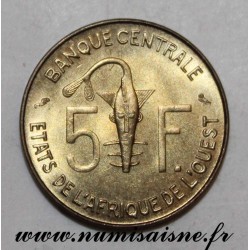 WEST AFRICAN STATES -  KM 2a - 5 FRANCS 1972