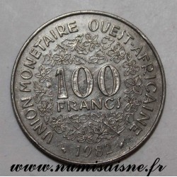 WEST AFRICAN STATES -  KM 4 - 100 FRANCS 1982