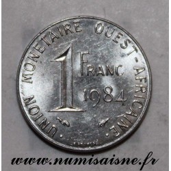 ÉTATS DE L'AFRIQUE DE L'OUEST - KM 8 - 1 FRANCS 1984