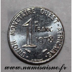 WEST AFRICAN STATES -  KM 8 - 1 FRANCS 1978