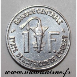 ÉTATS DE L'AFRIQUE DE L'OUEST - KM 3 - 1 FRANC 1961