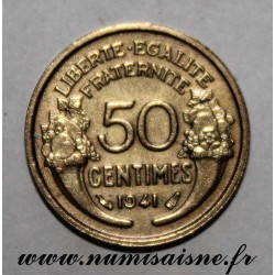 GADOURY 423a - 50 CENTIMES 1941 - TYPE MORLON - KM 894