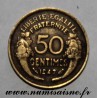 FRANCE - KM 914 - 50 CENTIMES 1947 - TYPE MORLON BRONZE ALUMINIUM