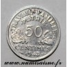 FRANCE - KM 914 - 50 CENTIMES 1944 - TYPE BAZOR - Offset at 7h