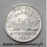 FRANCE - KM 914 - 50 CENTIMES 1944 - TYPE BAZOR