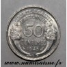 FRANCE - KM 894 - 50 CENTIMES 1945 B - Beaumont le Roger - TYPE MORLON