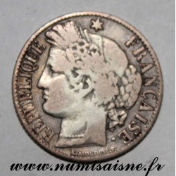 GADOURY 465 - 1 FRANC 1871 K - Bordeaux - TYPE CÉRÈS - KM 822