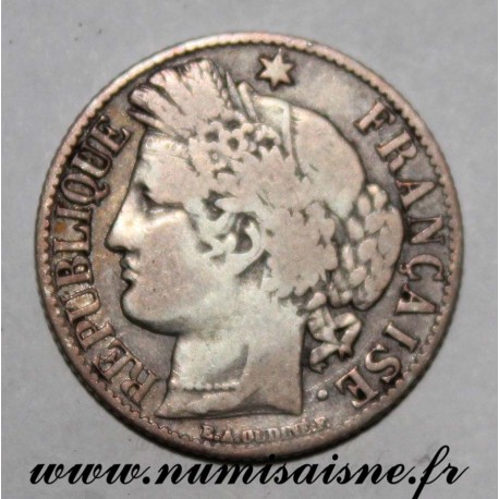 FRANCE - KM 822 - 1 FRANC 1871 K - Bordeaux - TYPE CÉRÈS