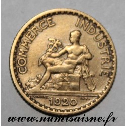 GADOURY 468 - 1 FRANC 1920 - TYPE CHAMBRE DE COMMERCE - KM 876