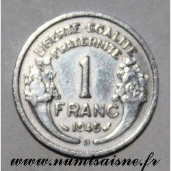 GADOURY 473a - 1 FRANC 1945 B - Beaumont le Roger - TYPE MORLON - KM 885a