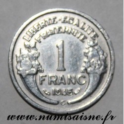 FRANKREICH - KM 885a - 1 FRANC 1945 C - Castelsarrasin - TYP MORLON