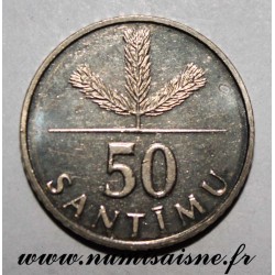 LATVIA - KM 13 - 50 SANTIMU 1992