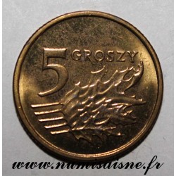 POLOGNE - Y 278 - 5 GROSZY 2003