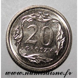 POLOGNE - Y 280 - 20 GROSZY 2001