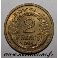 FRANCE - KM 886 - 2 FRANCS 1938 - TYPE MORLON