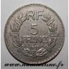 FRANCE - KM 888 - 5 FRANCS 1933 - TYPE LAVRILLIER