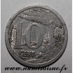 ALGERIEN - KM TnE2 - 10 CENTIMES 1921 - HANDEL KAMMER VON ORAN