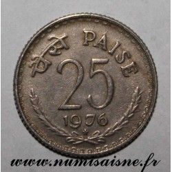INDE - KM 49 - 25 PAISE 1976 - Hyderabad