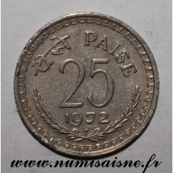 INDIEN - KM 49 - 25 PAISE 1972 - Bombay