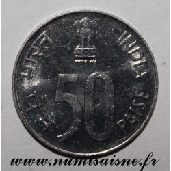 INDIEN - KM 69 - 50 PAISE 1989 - Noida