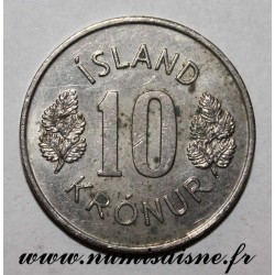 ISLAND - KM 15 - 10 KRONUR 1977