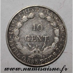 INDOCHINA - KM 9 - 10 CENT 1911 A